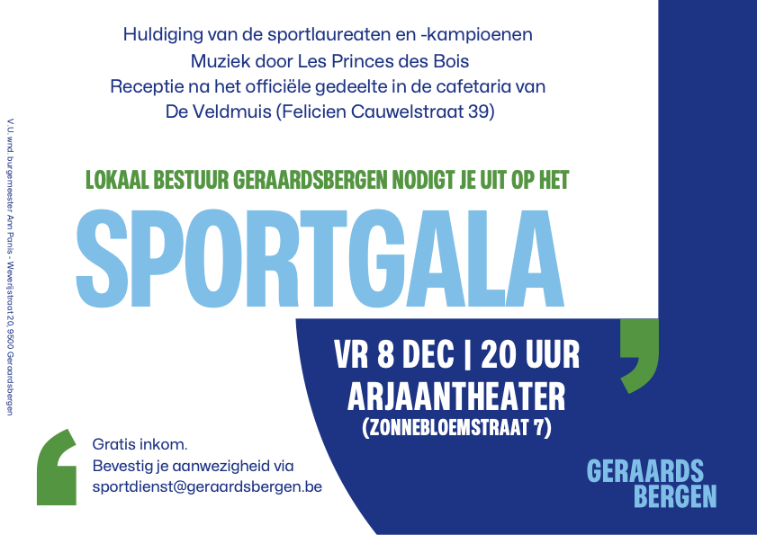 Sportgala 2023 @ Ariaantheather | Geraardsbergen | Vlaanderen | België